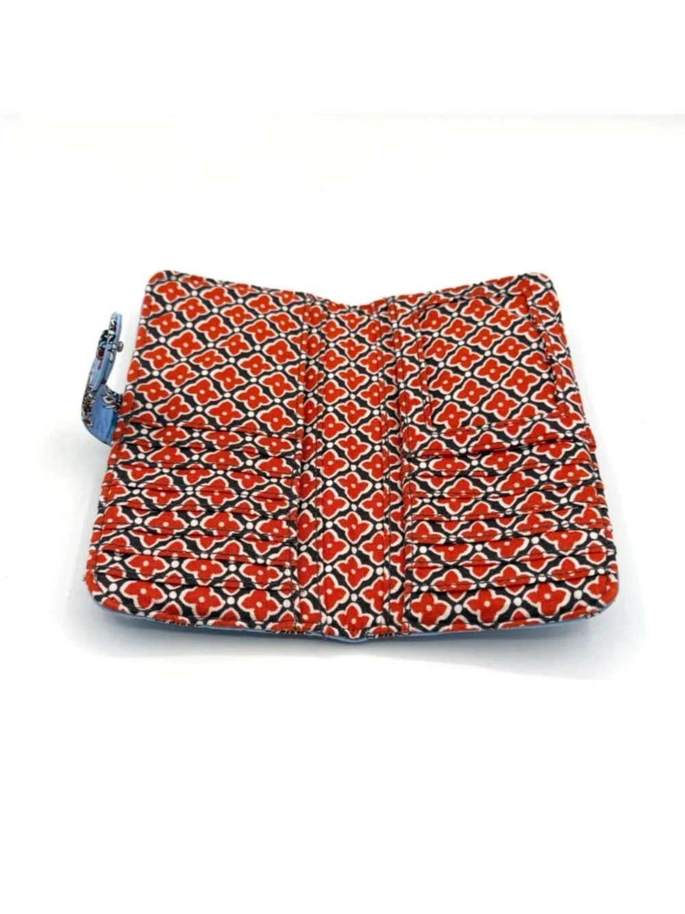 Vera Bradley Premium Cotton Tab Wallet in Marrakesh Geos